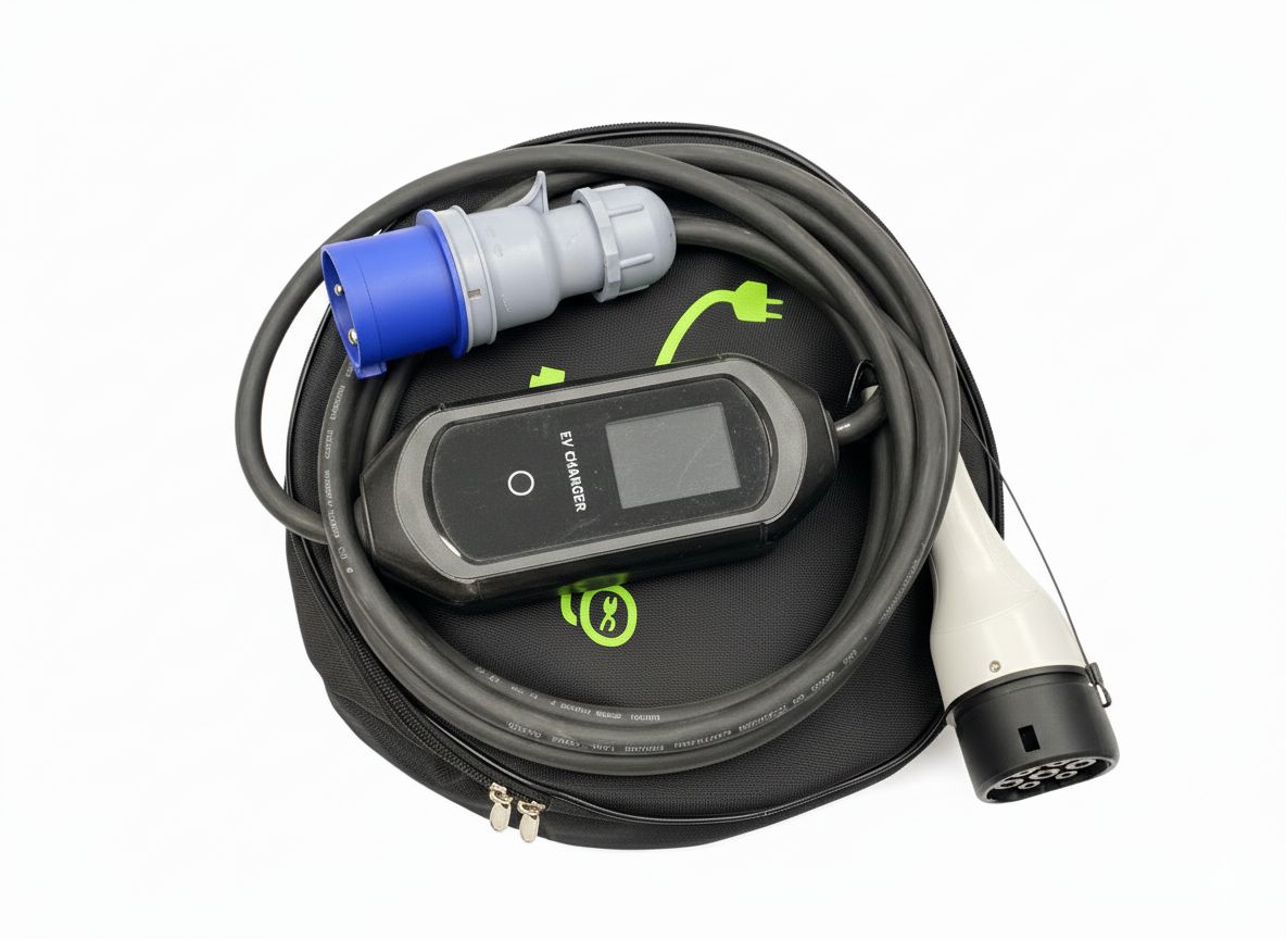 Cargador portátil EV 7kW WiFi